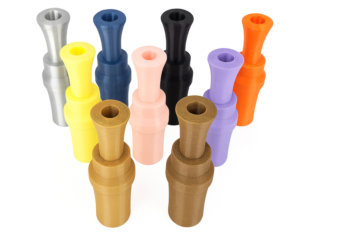 Get Ducked “Quacker” — Full-Size Display Duck Call (Non-Functional PLA) • Custom Colors: Top, Bottom & Ring
