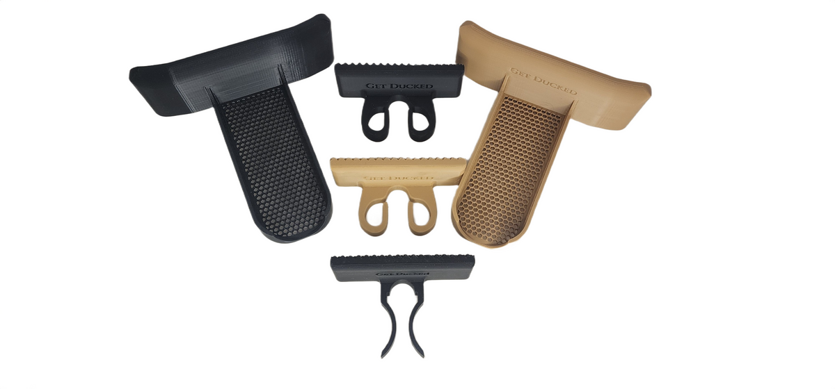 Trail & Timber™ TreeLock Duo — Buttstock Boot + Barrel Clip (Strap-Mount Kit)