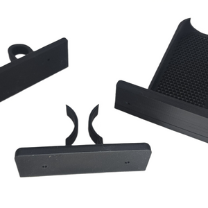 Trail & Timber™ WallLock Duo — Wall-Mount Buttstock Boot + Barrel Clip (Screw-On)