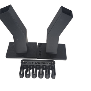 Trail & Timber™ Plug & Stow Kit — (2) MOJO® Wall Holders + (1) Charging-Wire Holder