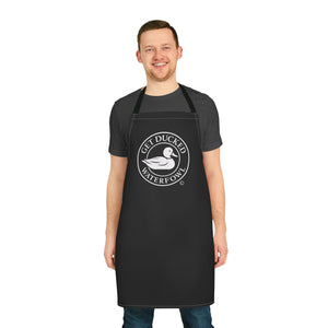 Black Shop Apron | In-House Printed | Adjustable Neck + Dual Pockets