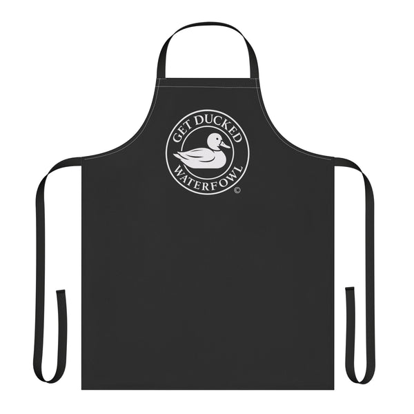 Black Shop Apron | In-House Printed | Adjustable Neck + Dual Pockets