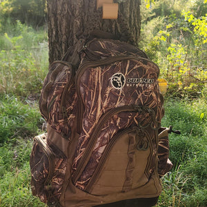 Trail & Timber™ BarkBite Gear Hook — Strap-On Tree Hook for Packs & Gear