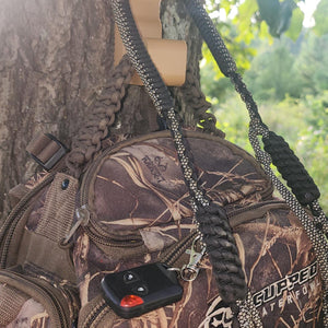Trail & Timber™ BarkBite Gear Hook — Strap-On Tree Hook for Packs & Gear