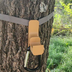 Trail & Timber™ AnchorPoint w/ Carabiner — Strap-On Tree Hook