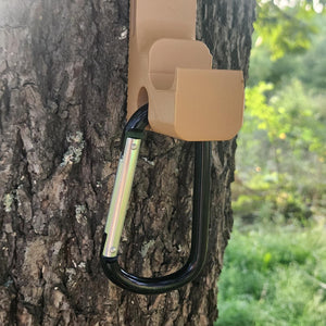 Trail & Timber™ AnchorPoint w/ Carabiner — Strap-On Tree Hook