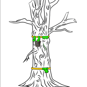 Trail & Timber™ BarkBite Gear Hook — Strap-On Tree Hook for Packs & Gear